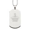 Birthday Gifts for Gigi, Personalized Gigi Silver Dog Tag, Gigi, you are the embodiment of grace, kindness, and compassion Gigi Christmas Gifts for Men Women view 1