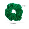 12 Pcs Large Velvet Scrunchies for Thick Long Hair Scrunchies Hair Ties Women Girls Hair Ponytail Holder (Green) view 2