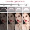 NOELNEXUS Half Moon Nail Desk Lamp, 22 Inch Half Moon Light for Nail Desk, Lash Light for Eyelash Extensions with 3 Color Temperature 3000k-6500k for Nail, Lash, Tattoo, Skincare (Pink) view 3