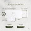Bella Romani Cotton Rounds Makeup Remover Pads - Pack of 200 - Organic Pads, Lint Free, Eco-Friendly, Compostable, Unique Triple Layers & Ultra Soft - Nail Polish Remover (White, 200) view 2