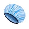 4-piece Set of Waterproof Bath Shower Cap Double-Layer Enlarged Long Hair Pullover Baked Oil Cap Solid Color Fashion Dust-Proof Cap Anti-Oil Smoke Cap. view 3