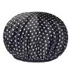 4-piece Set of Waterproof Bath Shower Cap Double-Layer Enlarged Long Hair Pullover Baked Oil Cap Solid Color Fashion Dust-Proof Cap Anti-Oil Smoke Cap. view 4