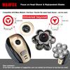 FOXSONIC Magnetic 7 Blades Head Shaver Replacement Blades for head Shaver and Other Brands Head Shaver (CX7 Silver) view 2
