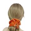 12 Pcs Large Velvet Scrunchies for Thick Long Hair Scrunchies Hair Ties Women Girls Hair Ponytail Holder (Orange) view 3