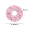 12 Pcs Large Velvet Scrunchies for Thick Long Hair Scrunchies Hair Ties Women Girls Hair Ponytail Holder (Pink) view 2