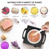 Professional Waxing Kit Wax Warmer Single Pot Wax Heater Machine for Hair Removal, Large Waxing Pot with Non-Stick Easy Clean Pot, 50 Sticks & 20 Collar, for Spa Salon Beauty Esthetician Home (Black) view 3
