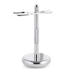 ABCISI Safety Razor Stand,Shaving Brush Stand for Men,Extra Wide Openings,Fits Most Razors and Brushes,Mental view 1
