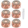 Facial Hair Remover Replacement Heads for Flawless Replacement Heads Gen 2 Suitable for Finishing Touch Flawless Facial Hair Removal Tool for Women,Double Halo Painless and Smooth As Seen On Tv,6 Pcs. view 1