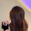 Jumwrit Silver Rhinestone Headband Happy New Year Metal Headband Nonslip Thin Princess Hair Band New Year Eve Party Headpiece for Women Girls (Style 1) view 3