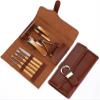 DLUXCA Manicure Set 10 in 1 Full Function Kit Professional Stainless Steel Pedicure Sets with Leather view 1
