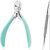 DLUXCA Toenail Clippers Professional Pedicure Tool Nail Anti-Splash Ingrown Olecranon Cutters Manicure view 1