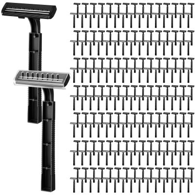 Jutom 800 Pcs Twin Blade Disposable Razors Bulk with Safety Cap Stainless Steel Shaving Razors Bulk Multipurpose Portable for Men Women Bathing Hotel Travel Camping Charity Apartment