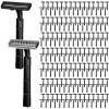 Jutom 800 Pcs Twin Blade Disposable Razors Bulk with Safety Cap Stainless Steel Shaving Razors Bulk Multipurpose Portable for Men Women Bathing Hotel Travel Camping Charity Apartment view 1