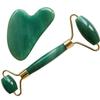 Oorjas Facial Massager Jade Roller & Gua Sha Tool With Lab Tested Certificated for Face Neck Healing Skin Wrinkles & Serum Application view 2
