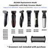 BG2000 Replacement Heads Compatible with Philips norelco bodygroom 7000, 2 Pack Bodygroom Replacement Foil Heads for BG5025, BG7030, BG7040, BG2030, BG2040-Wet Dry Use view 2