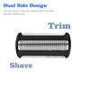 BG2000 Replacement Heads Compatible with Philips norelco bodygroom 7000, 2 Pack Bodygroom Replacement Foil Heads for BG5025, BG7030, BG7040, BG2030, BG2040-Wet Dry Use view 4