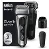 Braun Series 8 8567cc Electric Razor for Men, 4+1 Shaving Elements & Precision Long Hair Trimmer, 5in1 SmartCare Center, Close & Gentle Even on Dense Beards, Wet & Dry Electric Razor, 60min Runtime view 1