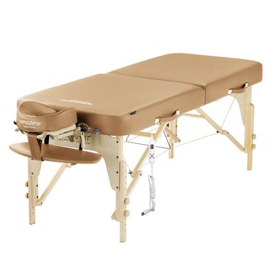 Master Massage 30" Phoenix TT Massage Table Beauty Bed Package with Extra MusicMaster Universal/Cresenct Sound Face Cradle Cushion- Otter