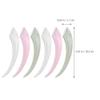 WOFASHPURET Eyebrow Razors 6-Pack Portable Facial Razors Stainless Steel Meniscus Eyebrow Trimmer Anti-Scratch Compact Hair Remover for Women and Men Travel Use view 2