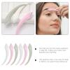 WOFASHPURET Eyebrow Razors 6-Pack Portable Facial Razors Stainless Steel Meniscus Eyebrow Trimmer Anti-Scratch Compact Hair Remover for Women and Men Travel Use view 4