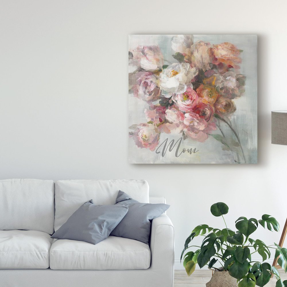 Danhui Nai 'Blush Bouquet Mom' Canvas Art