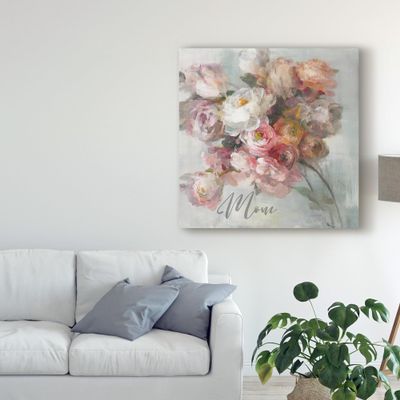 Danhui Nai 'Blush Bouquet Mom' Canvas Art