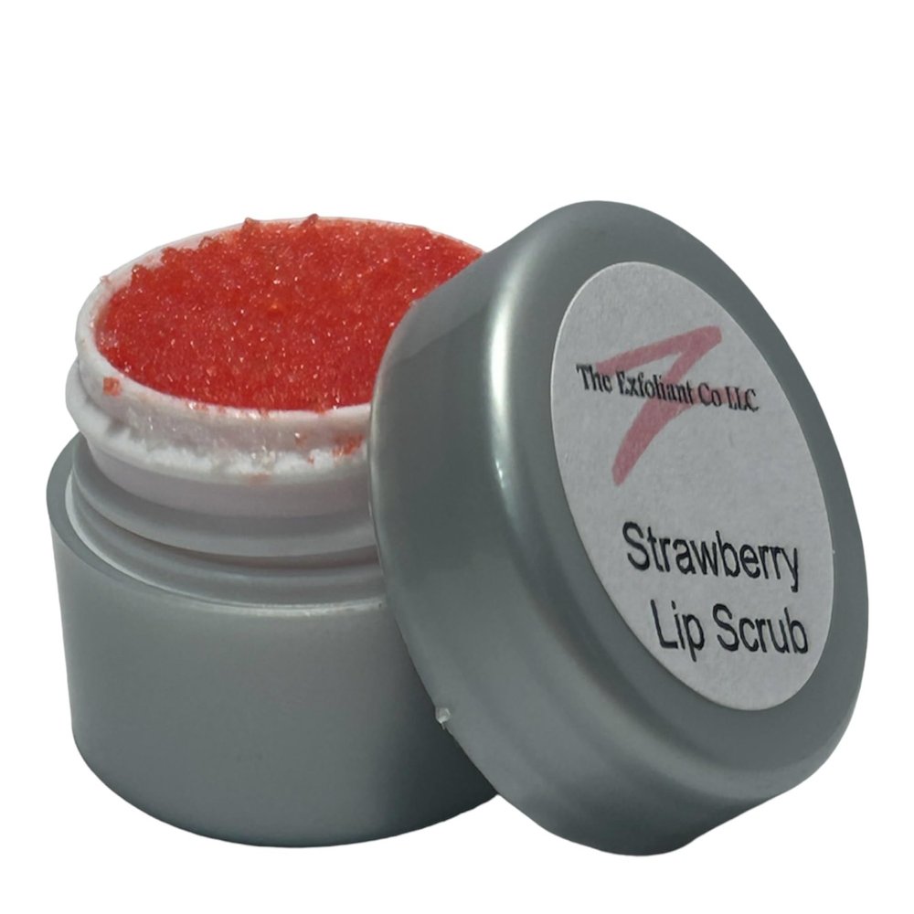 The Exfoliant Co Delicious Lip Scrubs | Natural | Exfoliate (Strawberry)