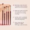 BK BEAUTY - Essentials Brush Set (5PC) - Professional Makeup Brushes for Blending, Smudging, & Defining | Premium Eyeshadow Set for Flawless Eye Looks view 3
