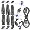10 PCS 5V Replacement Charger USB Power Cord Adapter Compatible with Various Types of Hair Clippers,Beard Trimmers,Shavers,Beauty Instruments, Electric Hairdressers,Desk Lamps,HQ8505 Charging Cable view 4