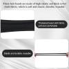 150PCS Hair Ties for Women Girls, Seamless Thick Black Hair Band, Elastic No Damage Ponytail Holder view 4