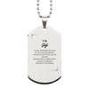 Gigi Gifts, To My Gigi, you are the symphony that fills my life with joyous melodies Gigi Silver Dog Tag, Jewelry Gifts For Gigi Birthday Christmas Gifts for Gigi