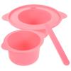 Healifty 1 Set Spa Supplies Mask Mixing Stick Facial Mask Tool Hair Removal Wax Warmer Bowl Silicone Mask Bowl Kit Practical Wax Melting Container Wax Heater Accessory Mask Mixing Supply view 1