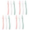TDGBIH 12 Pcs Face Razor Shaper Folding Eyebrow Razor Dermaplaning Blades Eyebrow Razor Shaper for Women Men Facial Hair Peach Fuzz Remover view 1