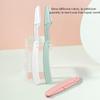 TDGBIH 12 Pcs Face Razor Shaper Folding Eyebrow Razor Dermaplaning Blades Eyebrow Razor Shaper for Women Men Facial Hair Peach Fuzz Remover view 3