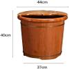 Scpantkend Foot Spas for Home Use Solid Wood Foot Tub Wood Foot Soaking Bucket Smooth and Delicate Pedicure Bucket Thicken Foot Basin Wooden Foot Bath Foot Barrel Wooden Durable Foot Basin with L view 2