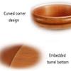 Scpantkend Foot Spas for Home Use Solid Wood Foot Tub Wood Foot Soaking Bucket Smooth and Delicate Pedicure Bucket Thicken Foot Basin Wooden Foot Bath Foot Barrel Wooden Durable Foot Basin with L view 3