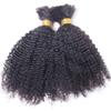 Kinky Curly Bulk Hair for Braiding Human Hair Brazilian Afro Kinky Curly Bulk Human Hair Extensions Braids Hair No Weft 20 20 20inch 3Bundle for Black Women view 3