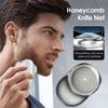 2023 New Portable Electric Shave, Gradient Space Stone Gradient Mini Shaver for Men, Pocket Size Portable Wet and Dry Shaver, USB Mini Shaver Electric Shaver, Easy One-Button Use (Black) view 2