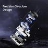 2023 New Portable Electric Shave, Gradient Space Stone Gradient Mini Shaver for Men, Pocket Size Portable Wet and Dry Shaver, USB Mini Shaver Electric Shaver, Easy One-Button Use (Black) view 4