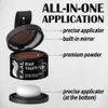 KAAL Hairline Powder: Instant Hair Loss Concealer, Touch-Up Powder for Hair Toppers, Eyebrows & Beards, Fibers for Thinning Hair (Dark Grey) view 4