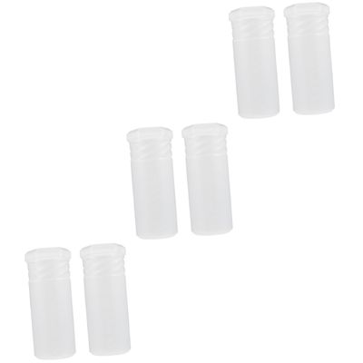FOMIYES 6pcs Plastic Shaving Brush Cases Adjustable Travel Holders for Shave Brush Lightweight and Compact Design for Easy Carrying Random Style