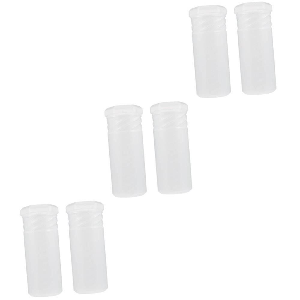 FOMIYES 6pcs Plastic Shaving Brush Cases Adjustable Travel Holders for Shave Brush Lightweight and Compact Design for Easy Carrying Random Style