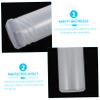 FOMIYES 6pcs Plastic Shaving Brush Cases Adjustable Travel Holders for Shave Brush Lightweight and Compact Design for Easy Carrying Random Style view 2