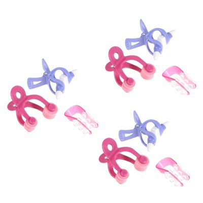 FOMIYES 9pcs Nose Straightening Clip Set Ergonomic Nose Shaper for Lifting Portable Safe for Daily Use for Enhancing Contours