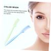 Beaupretty 200pcs Eyelash Brush Eyelash Extension Brush Brow Comb Folding Design Travel-Friendly Random Color view 4