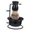 Beavorty 1set Wear-resistant Beard Brush and Household Shaving Cup Convenient Shave Bowl for Easy Cleaning and Stylish Storage Stand Included view 1