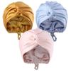 3 Pieces Satin Silk Bonnet Hair Wrap for Women Cross Double-Layer Adjustable Sleeping Cap Hair Care Cap Turban Hat view 1
