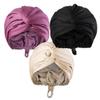3 Pieces Satin Silk Bonnet Hair Wrap for Women Cross Double-Layer Adjustable Sleeping Cap Hair Care Cap Turban Hat view 1