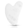 Contrybox Gua Sha Facial Tools, White Quartz Guasha Tool for Face & Eye Gua Sha Stone for Puffiness Reducing & Jawline Sculpting Face Stone Gua Sha Tools for Skin Care Woman GuaSha Stone Tool, White view 1