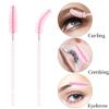 300 Pcs Crystal Spoolies Mascara Wand Eyelashes Brushes for Eyebrow Eye Lash Extension in Colorful handle (mixed 6 color) view 4